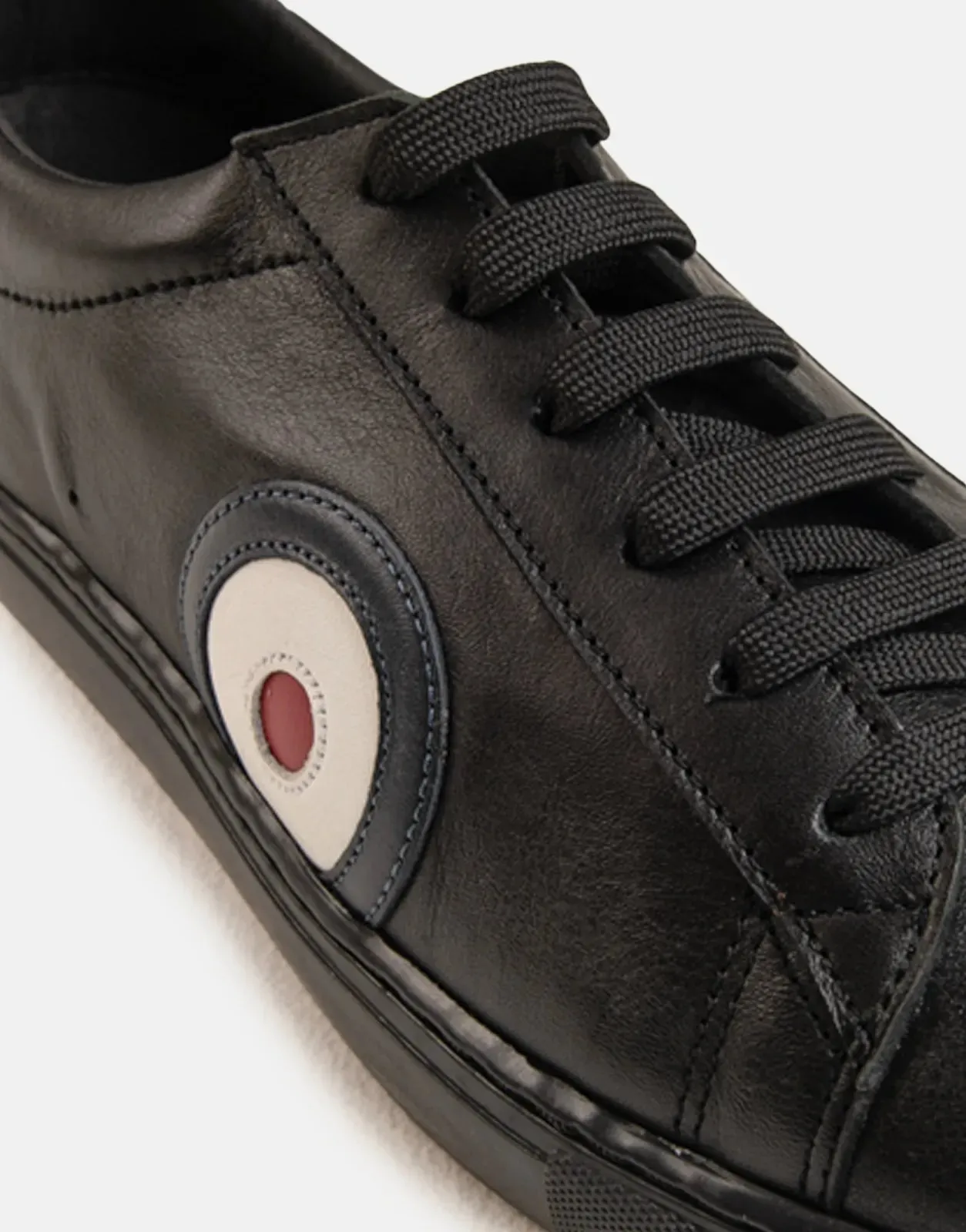 Ben Sherman Target Leather Black Sneakers