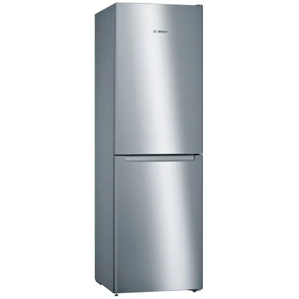 Bosch KGN34NLEAG Serie 2 Free-standing fridge-freezer with freezer at bottom 186 x 60 cm Inox-look