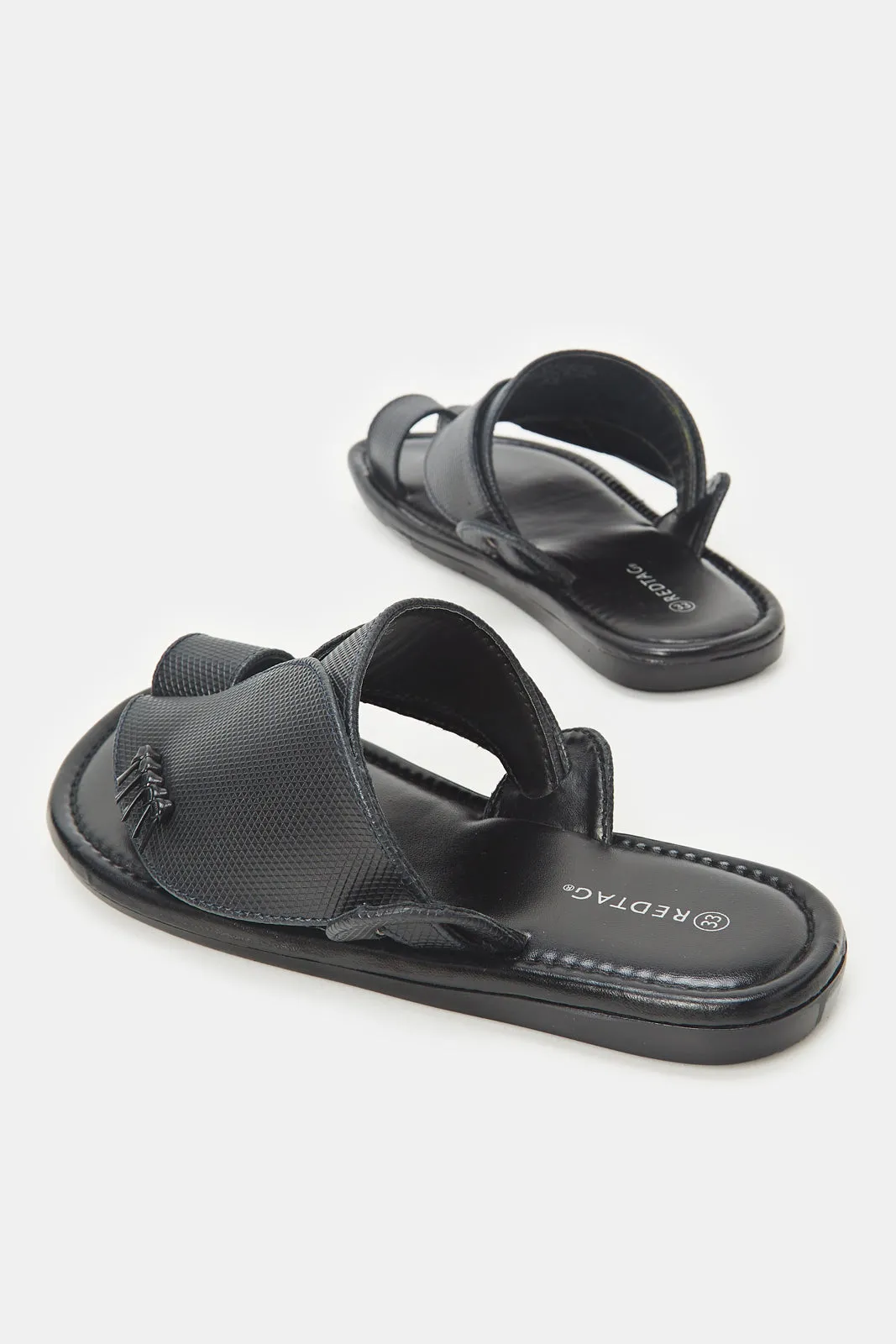 Boys Navy Traditional Sandals