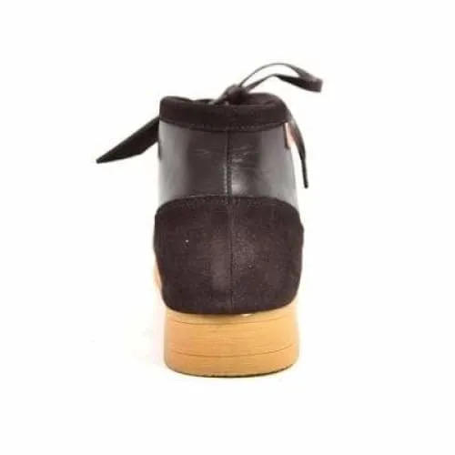 British Walkers New Castle Wallabee Boots Men's Brown Suede and Leather