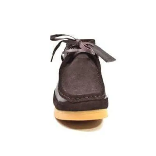 British Walkers New Castle Wallabee Boots Men's Brown Suede and Leather