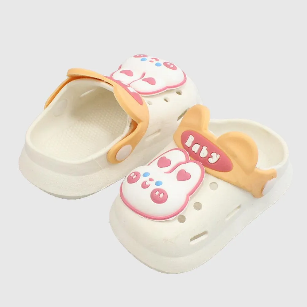 Bunny Head Baby Girls' Clogs Slippers