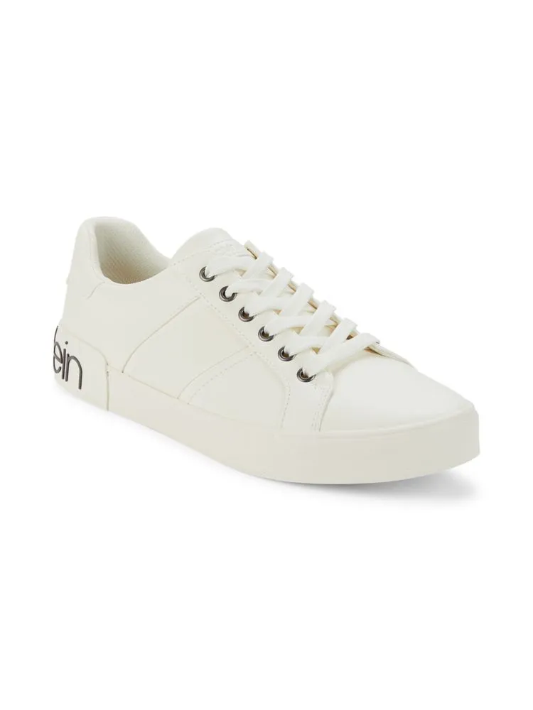 Calvin Klein Rover Logo Sneakers, White