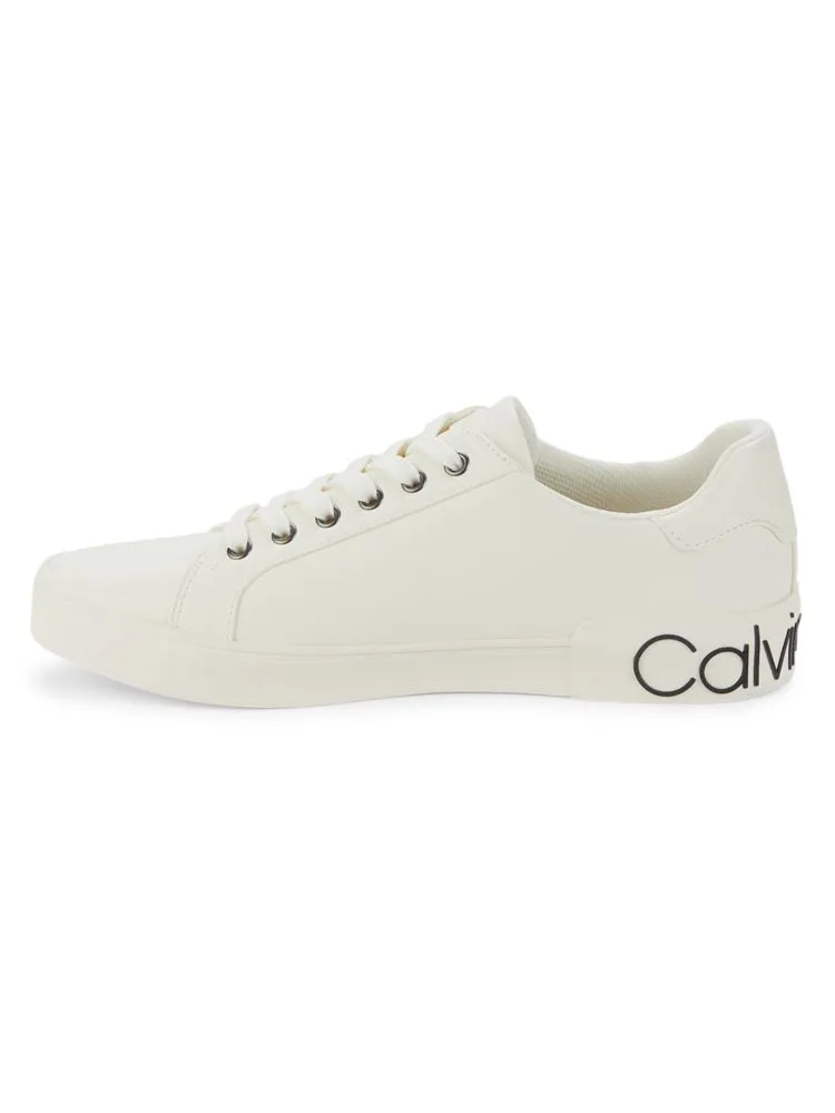 Calvin Klein Rover Logo Sneakers, White