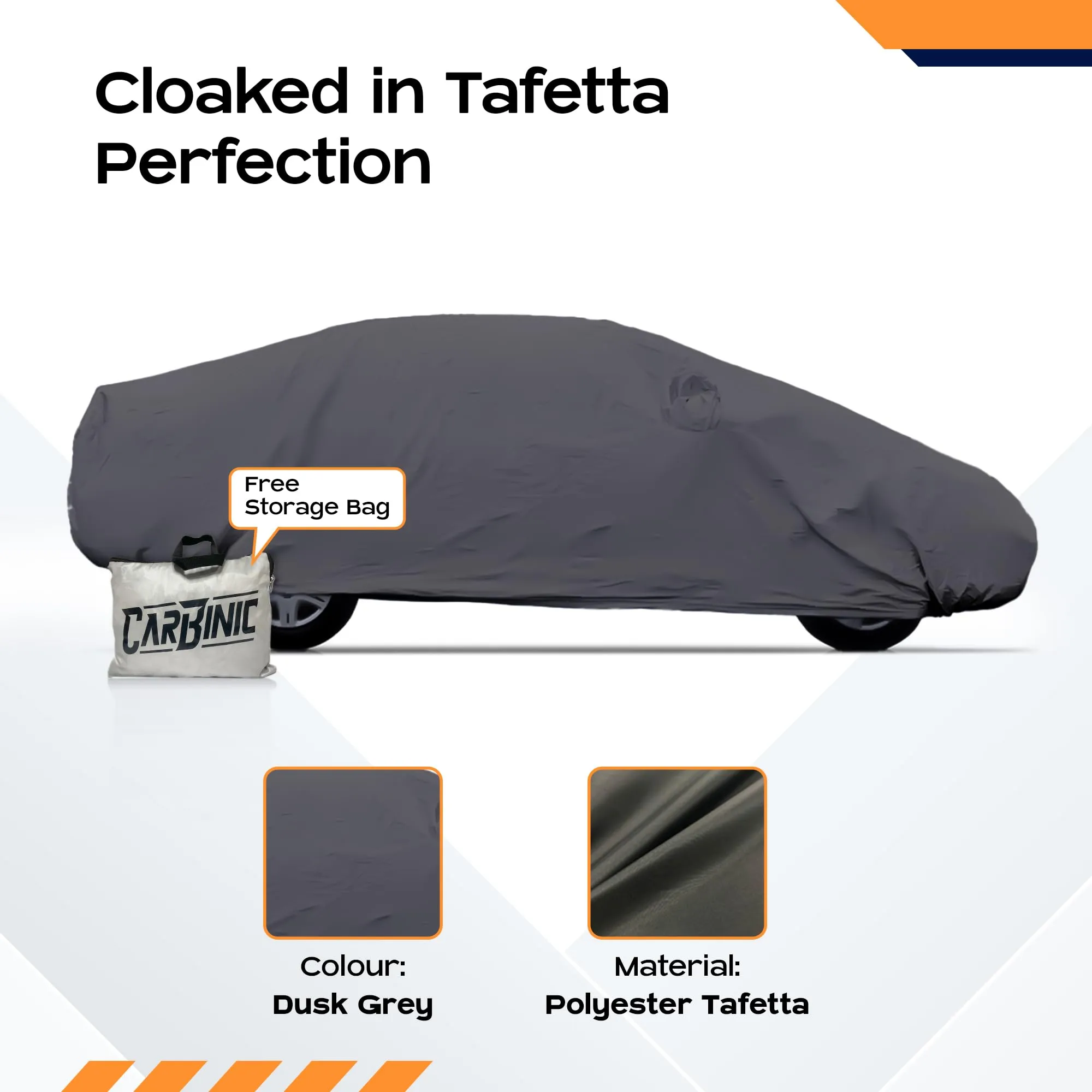 CARBINIC Car Body Cover for Nissan Kicks 2019 | Water Resistant, UV Protection Car Cover | Scratchproof Body Shield Dustproof All-Weather Cover Mirror Pocket & Antenna | Car Accessories