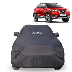 CARBINIC Car Body Cover for Nissan Kicks 2019 | Water Resistant, UV Protection Car Cover | Scratchproof Body Shield Dustproof All-Weather Cover Mirror Pocket & Antenna | Car Accessories