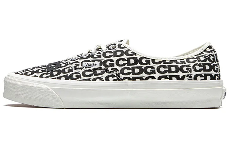 CDG x Vans Authentic Og Black Heel Tongue (Curved Rubber)