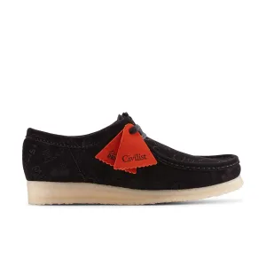 CIVILIST WALLABEE BLACK DEBOSSED SUEDE