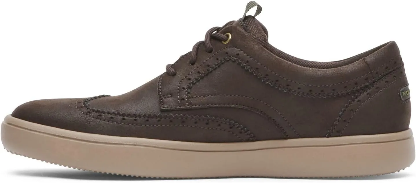 Colle Wing Tip Rockport Sneaker in Java