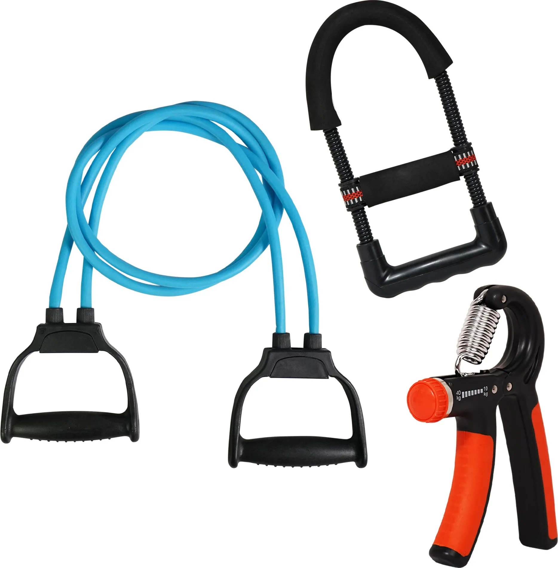 Combos of Hand Gripper | Double Toning Tube & Wrist Exerciser for Full Body& Hand