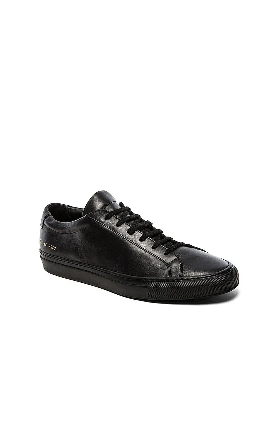 Common Projects Original Leather Achilles Low Sneakers, Black