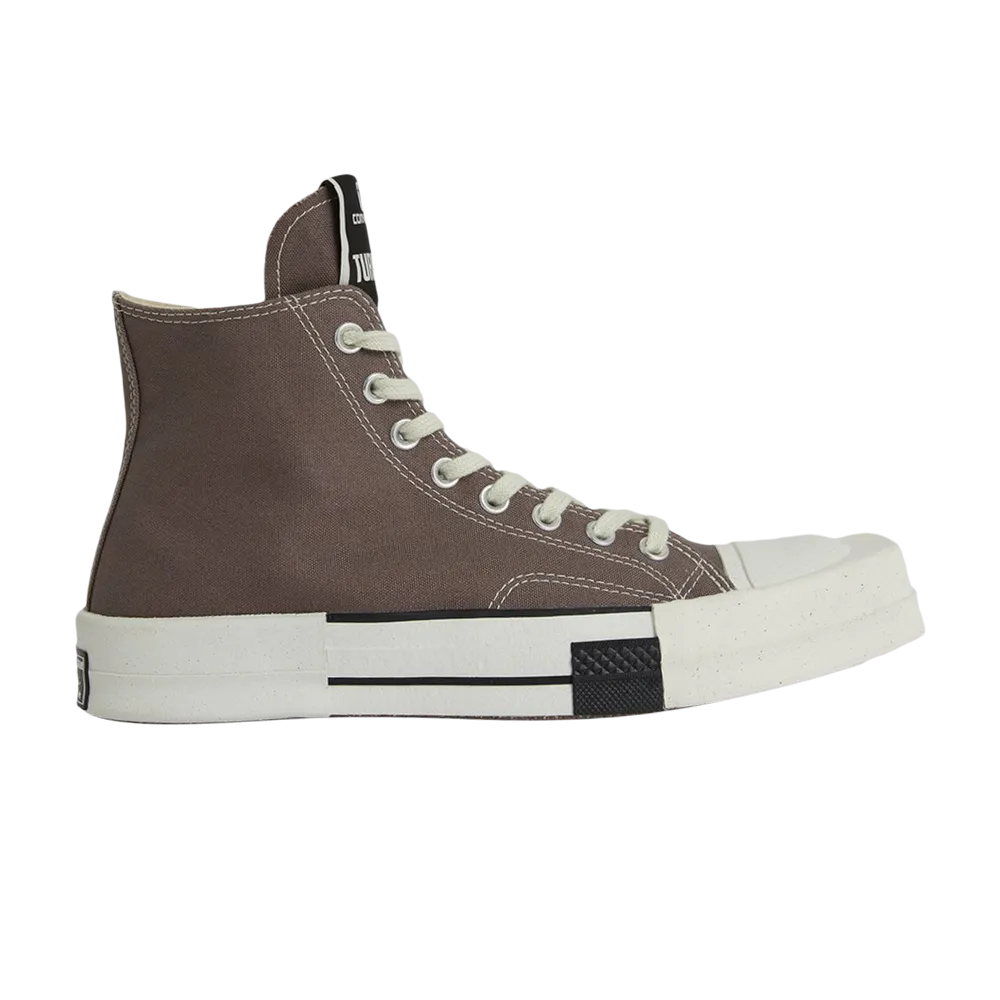 Converse x Rick Owens TURBODRK Chuck 70 sneakers without laces, brown