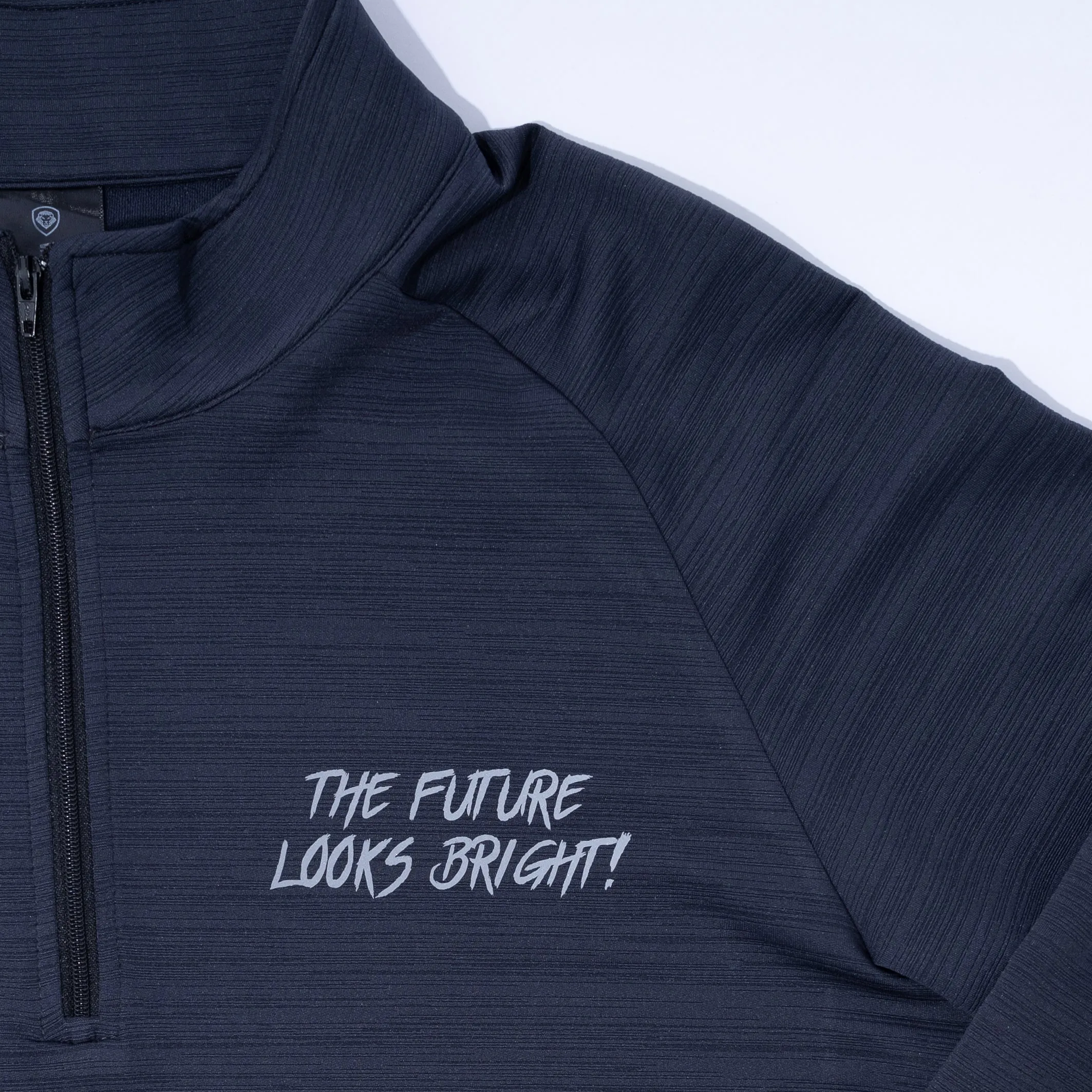 Dark Grey Future Looks Bright Performance 1/4 Zip