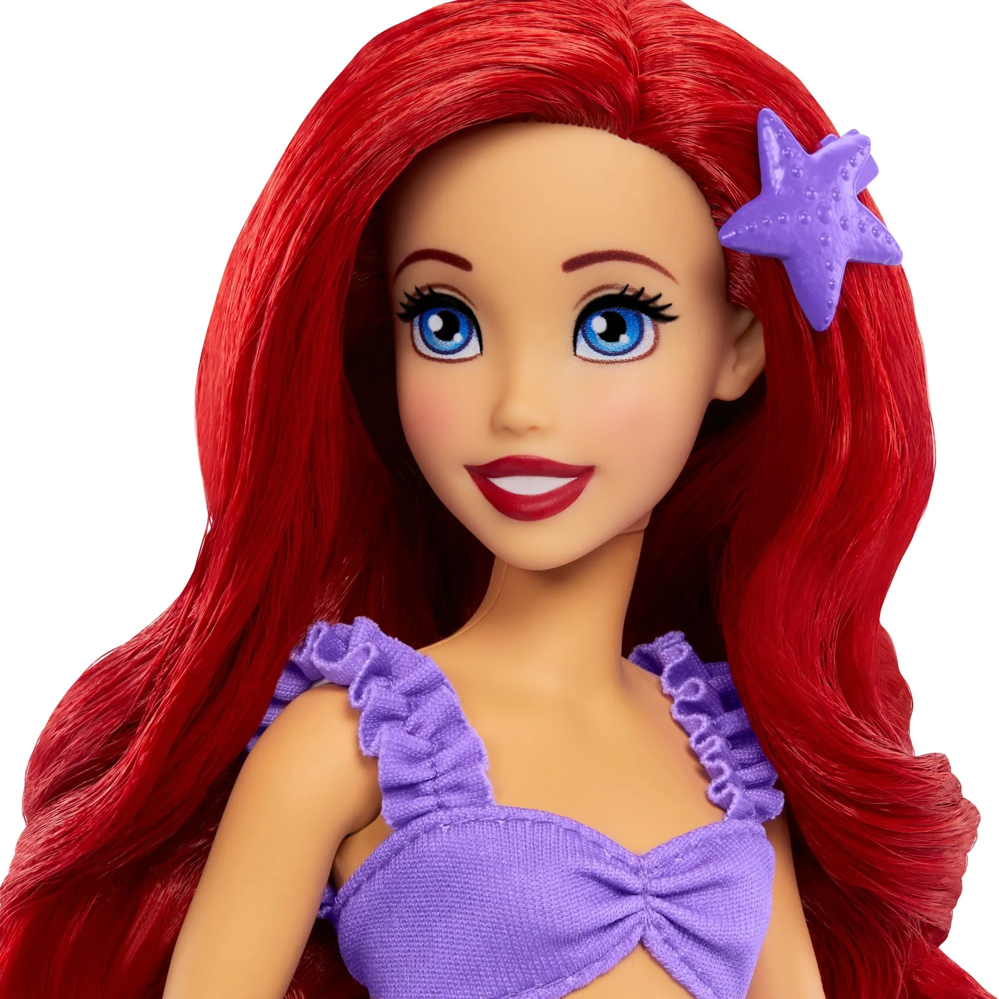 Disney Princess Ariel 2-in-1 Mermaid to Princess Doll with 2 Fashions and Accessories Inspired by the Disney Movies for Kids Ages 3 