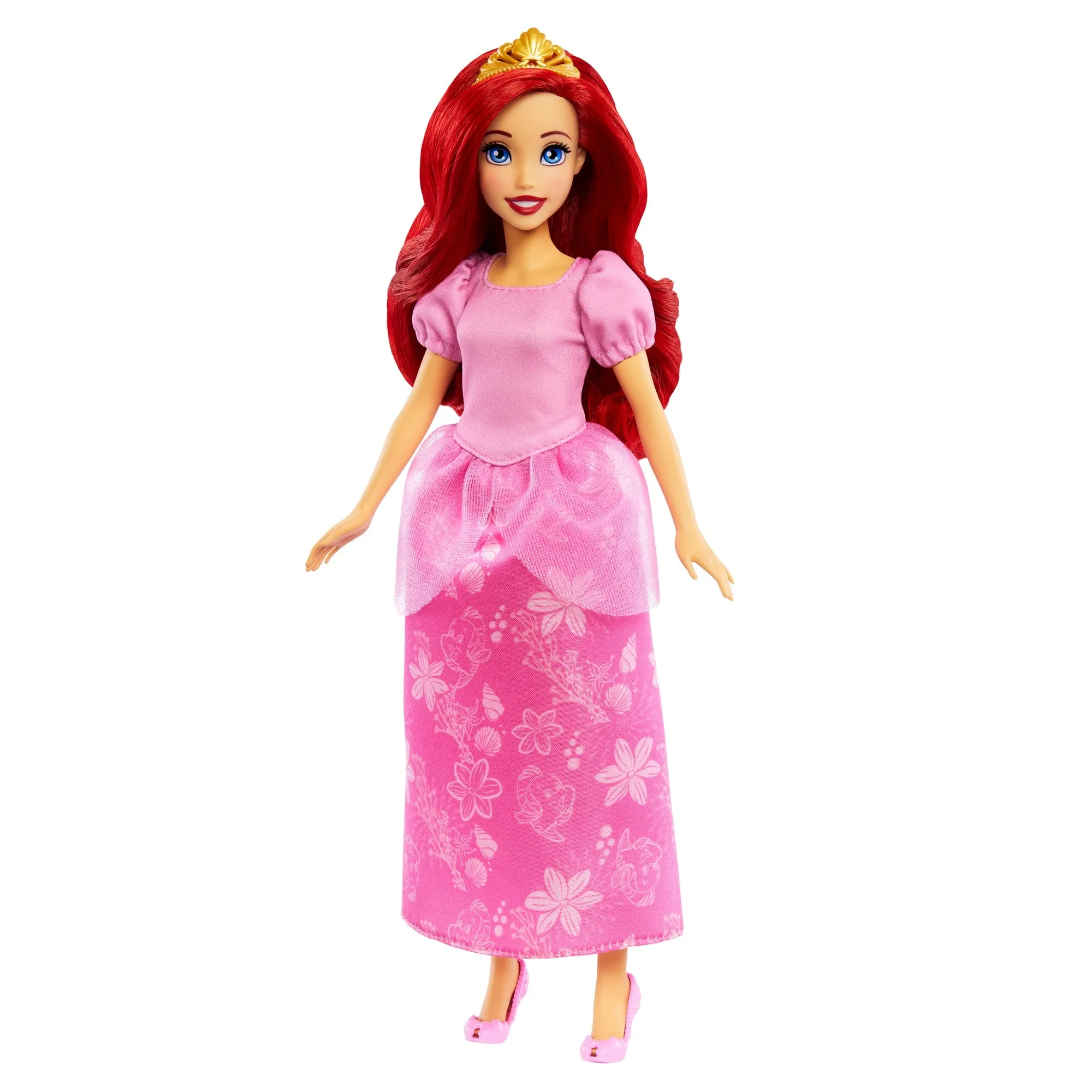 Disney Princess Ariel 2-in-1 Mermaid to Princess Doll with 2 Fashions and Accessories Inspired by the Disney Movies for Kids Ages 3 