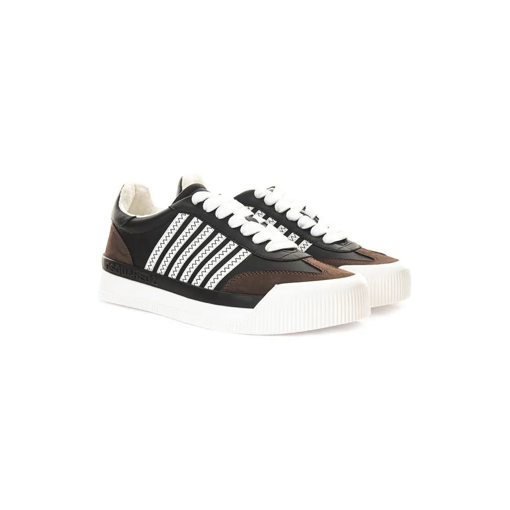 Dsquared² Black Leather Sneaker