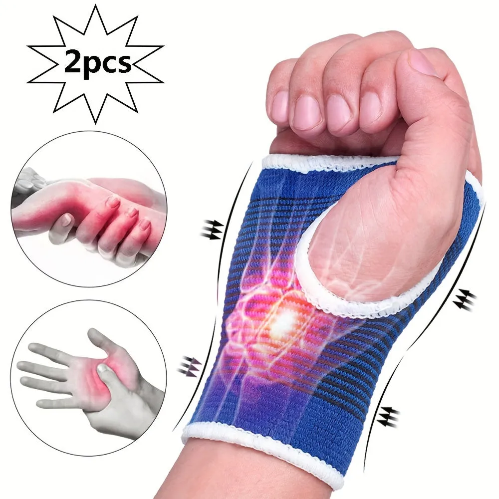 Dual Carpal Tunnel Wrist Brace for Unisex Sport Protection