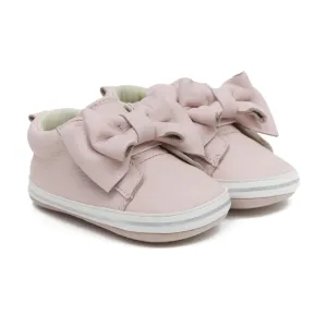 First Kicks Aria Shoes - Light Pink Leather