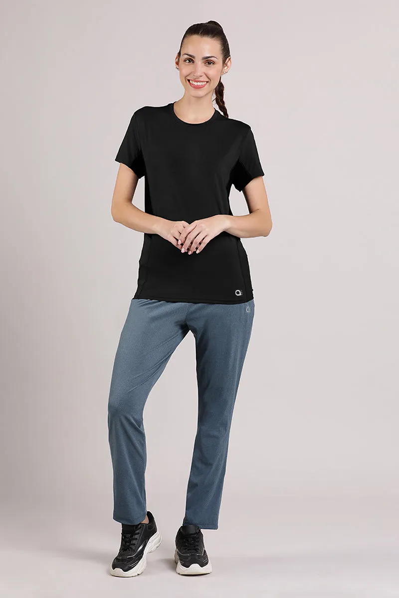 Flaunt Workout Tee - Black