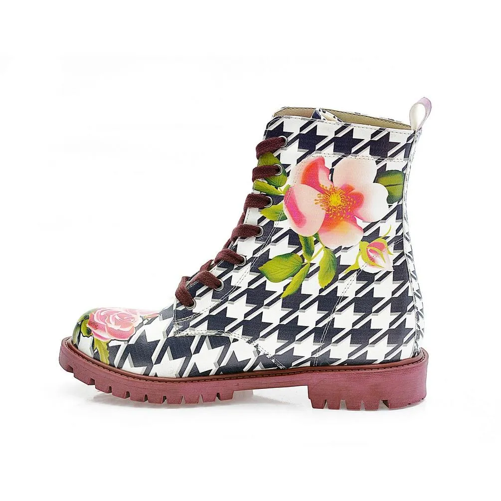 Flower Long Boots NTM1005