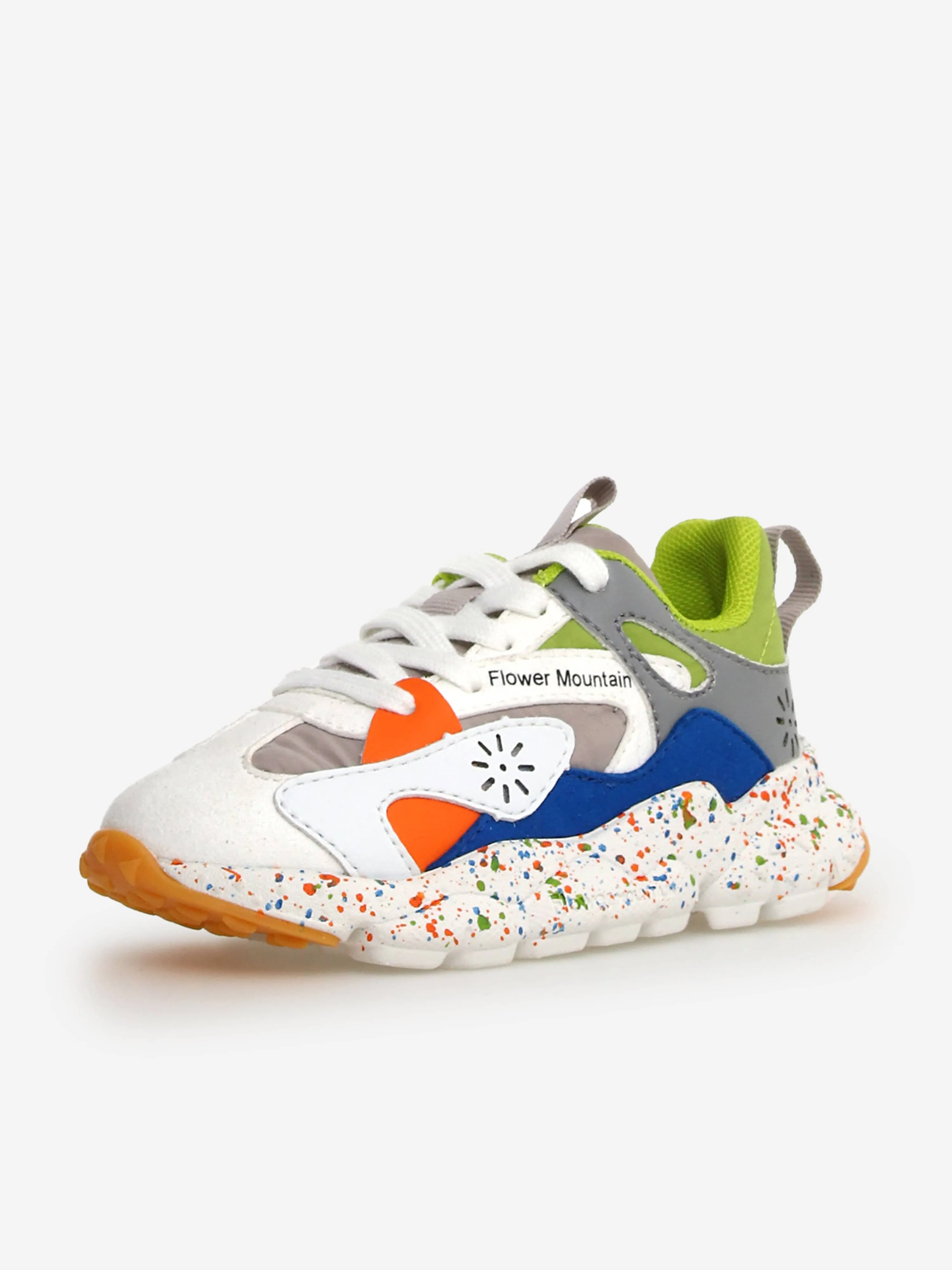 Flower Mountain Kids Saburo Trainers in Multicolour