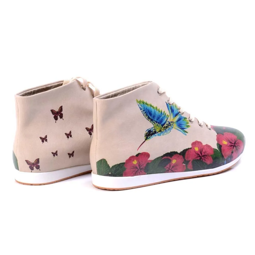 Flowers Short Boots LND1133