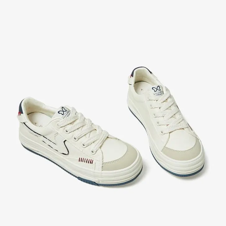 Front Lace-up Casual Canvas Shoes