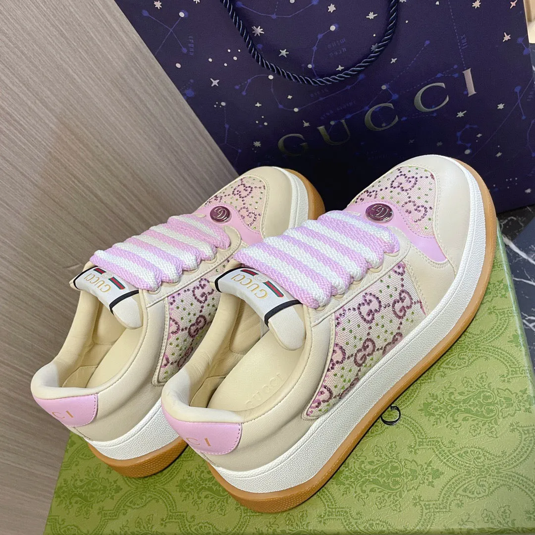 GCI Pink Screener Low Top Sneakers-043