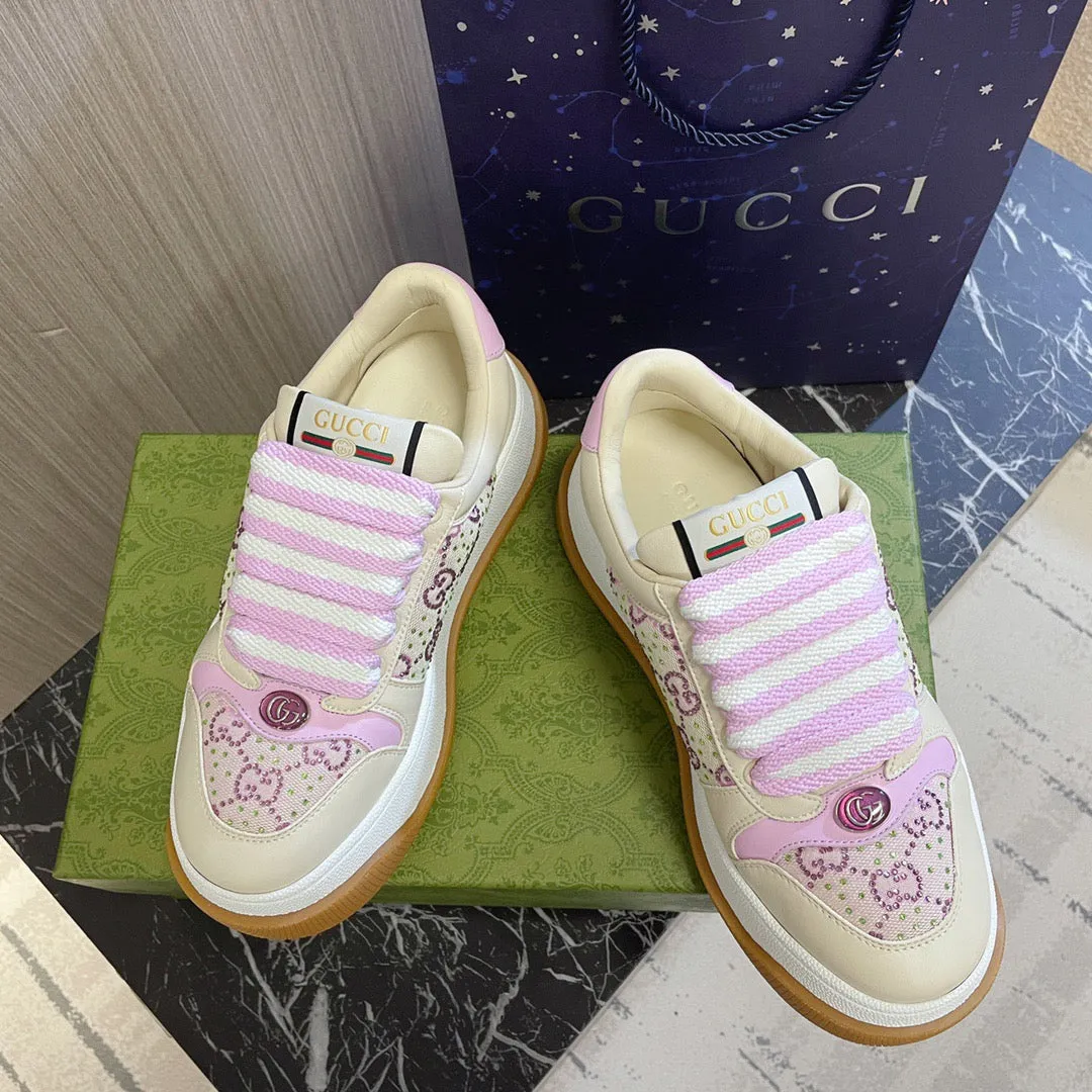 GCI Pink Screener Low Top Sneakers-043