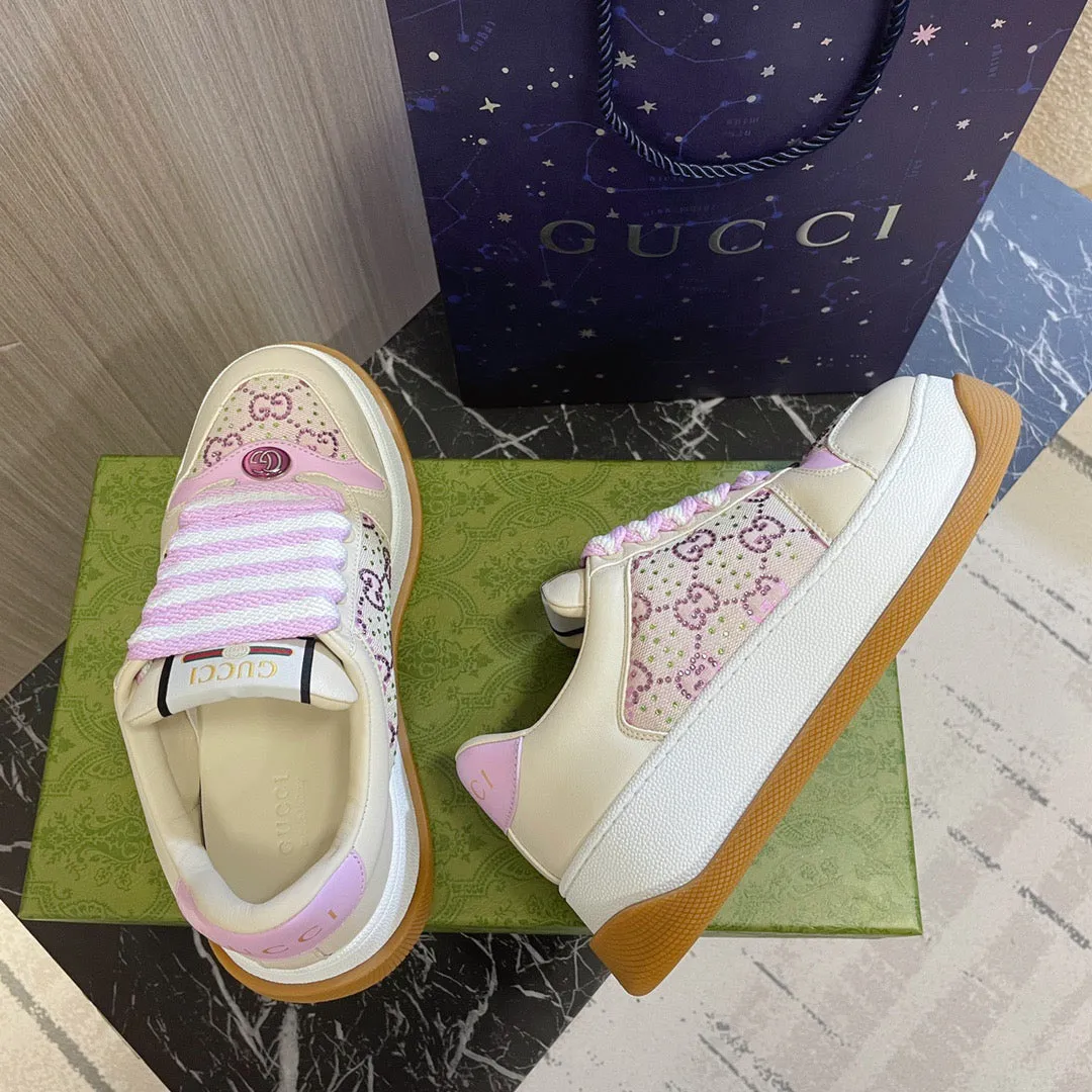 GCI Pink Screener Low Top Sneakers-043