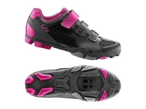 Giant Liv Fera Off-Road Shoe Nylon Sole BLACK / FUSCHIA 40