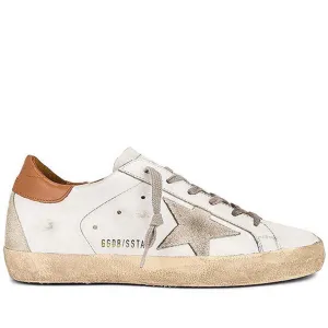 GOLDEN GOOSE SUPERSTAR CAMEL SNEAKERS