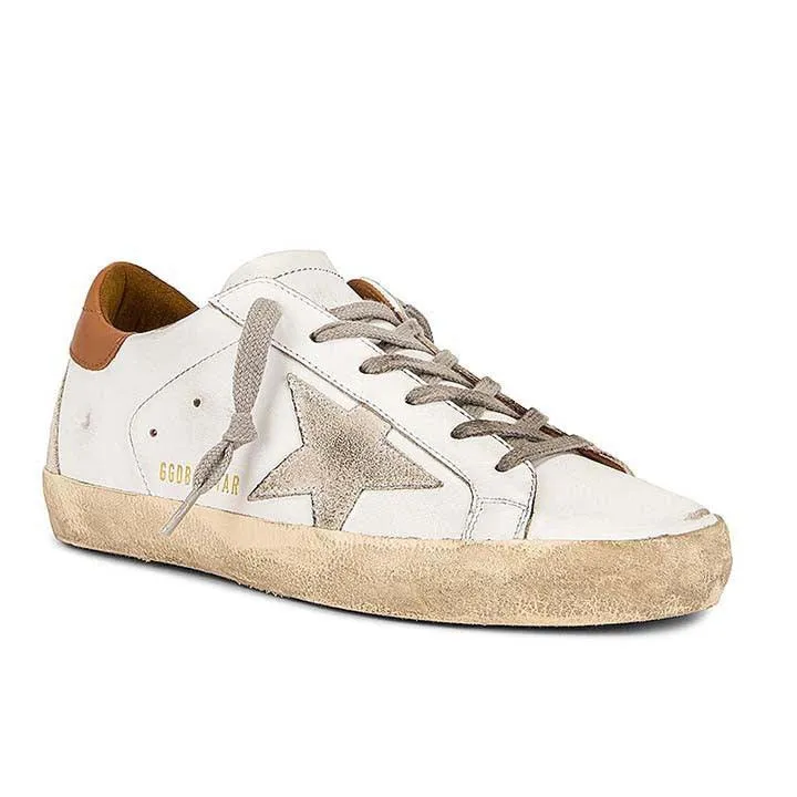 GOLDEN GOOSE SUPERSTAR CAMEL SNEAKERS