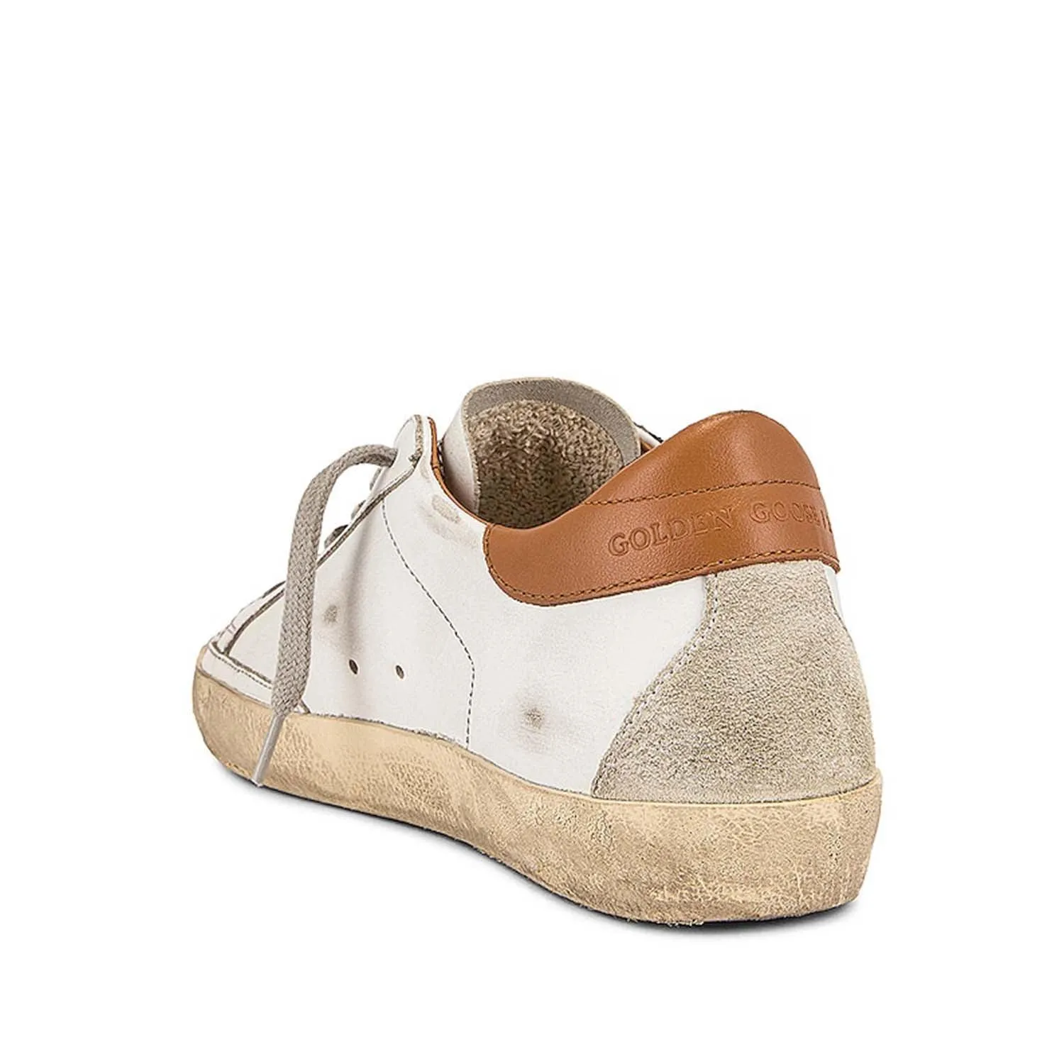 GOLDEN GOOSE SUPERSTAR CAMEL SNEAKERS