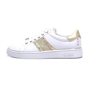 Guess Bevlee Low-Top Sneakers Leather White Colour For Women