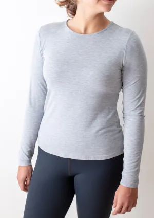 HEATHER GREY Taylor Long Sleeve Tee