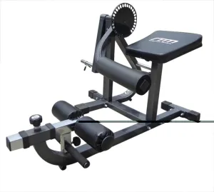 Heavy-Duty Ab & Back Crunch Machine with Adjustable Seat