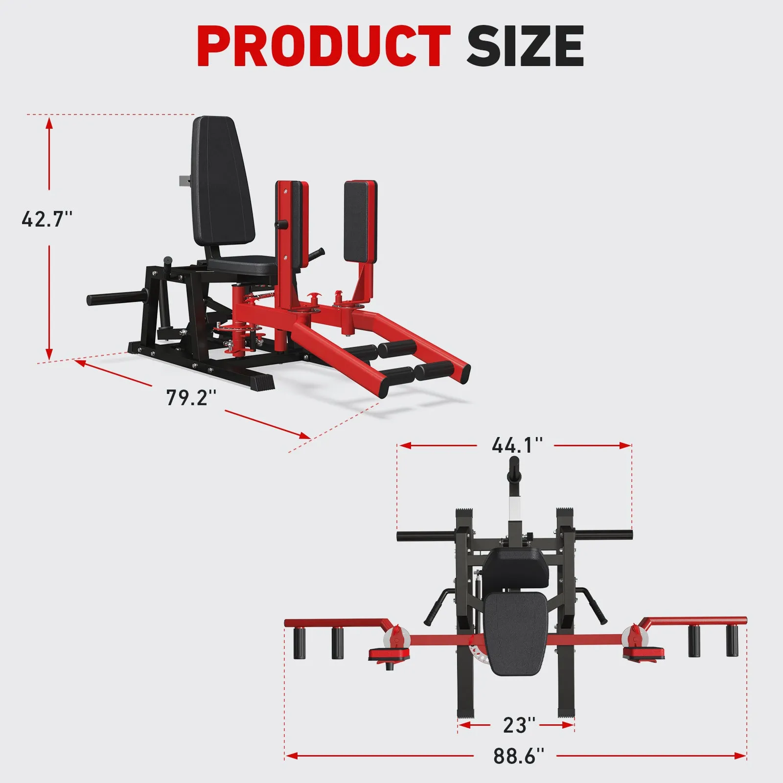 Hip Abductor And Adductor Machine HA01