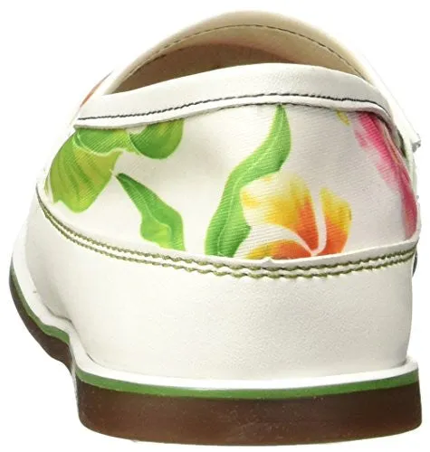 Hush Puppies HG1701 Mocasines para Mujer, color Blanco 23.5  Mexico