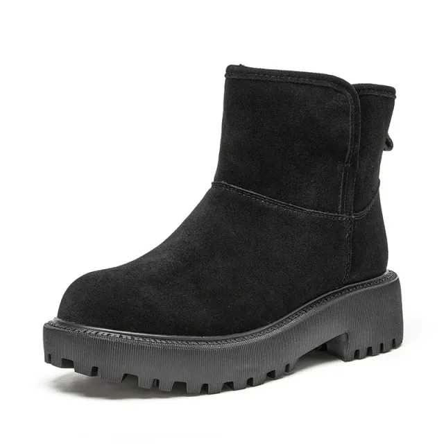 Jeudy Women's Platform Snow Black Booties