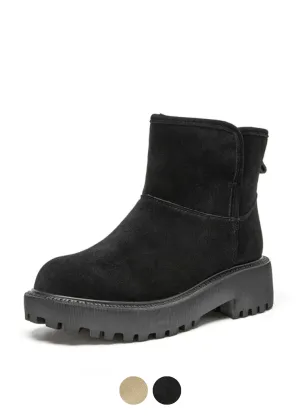 Jeudy Women's Platform Snow Black Booties