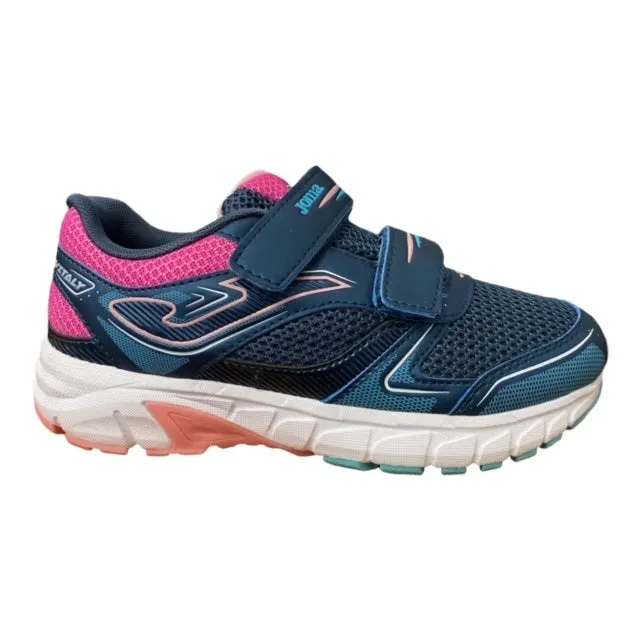 Joma scarpa da ragazza con strappi Vitaly Jr 2233 navy-fucsia