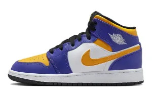 Jordan 1 Mid Lakers (2022) (GS)