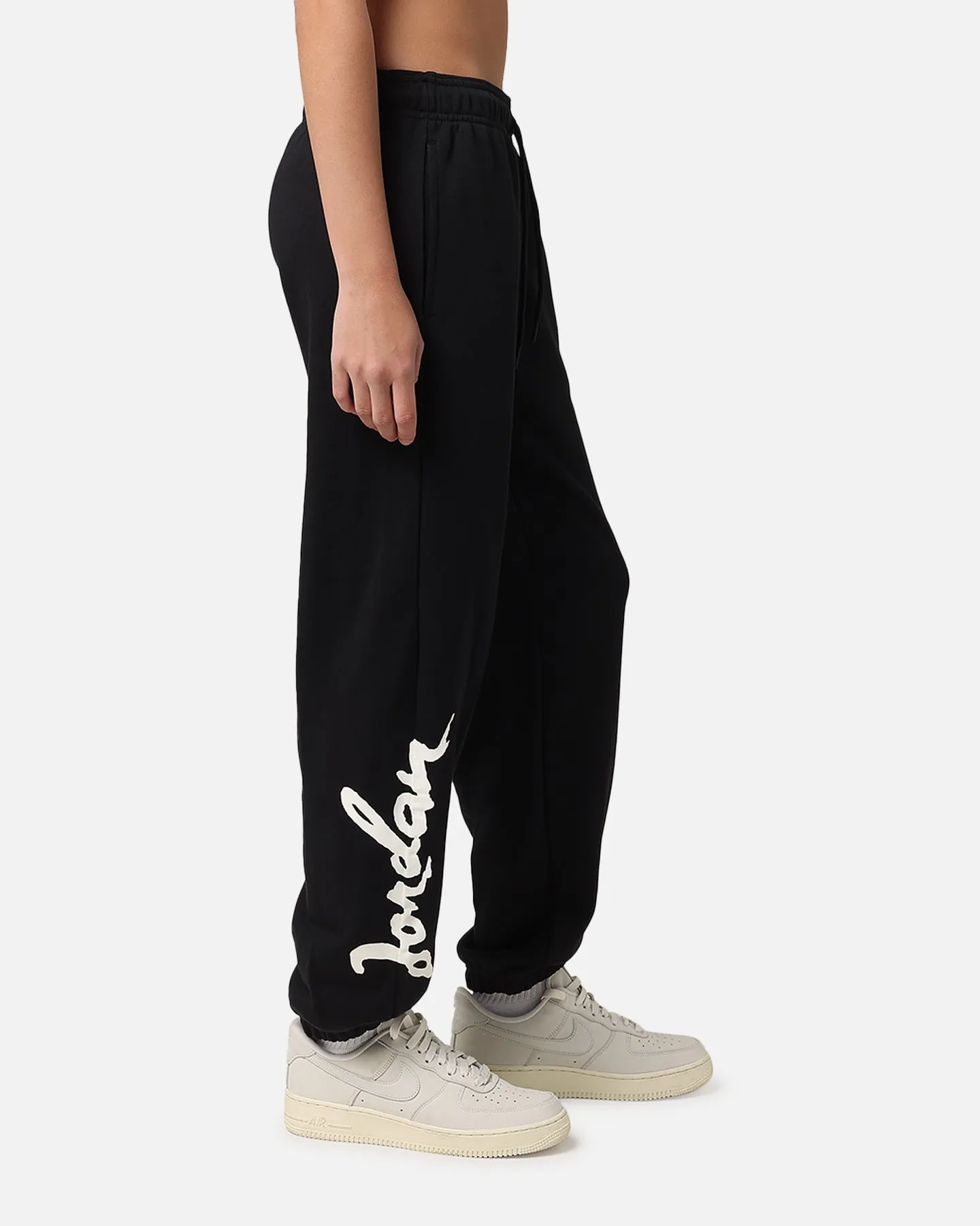 Jordan Women's Brooklyn Fleece Trackpants Black/Sail