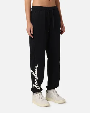 Jordan Women's Brooklyn Fleece Trackpants Black/Sail