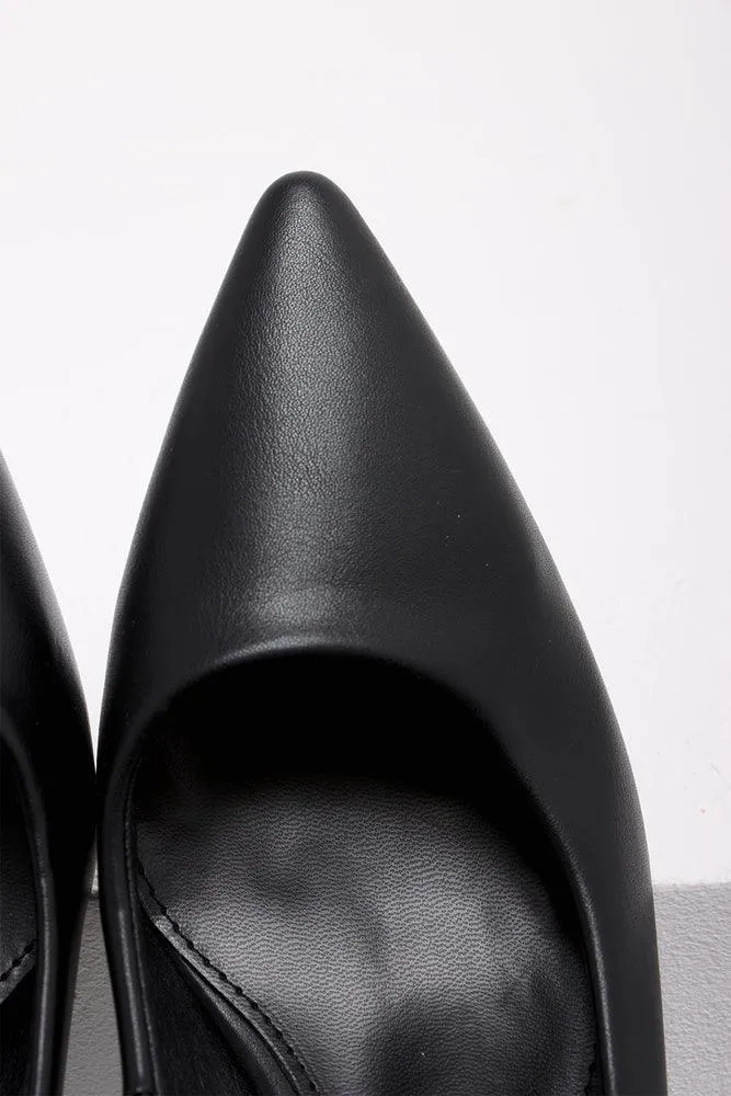 Kitten Heel Court Shoe Black