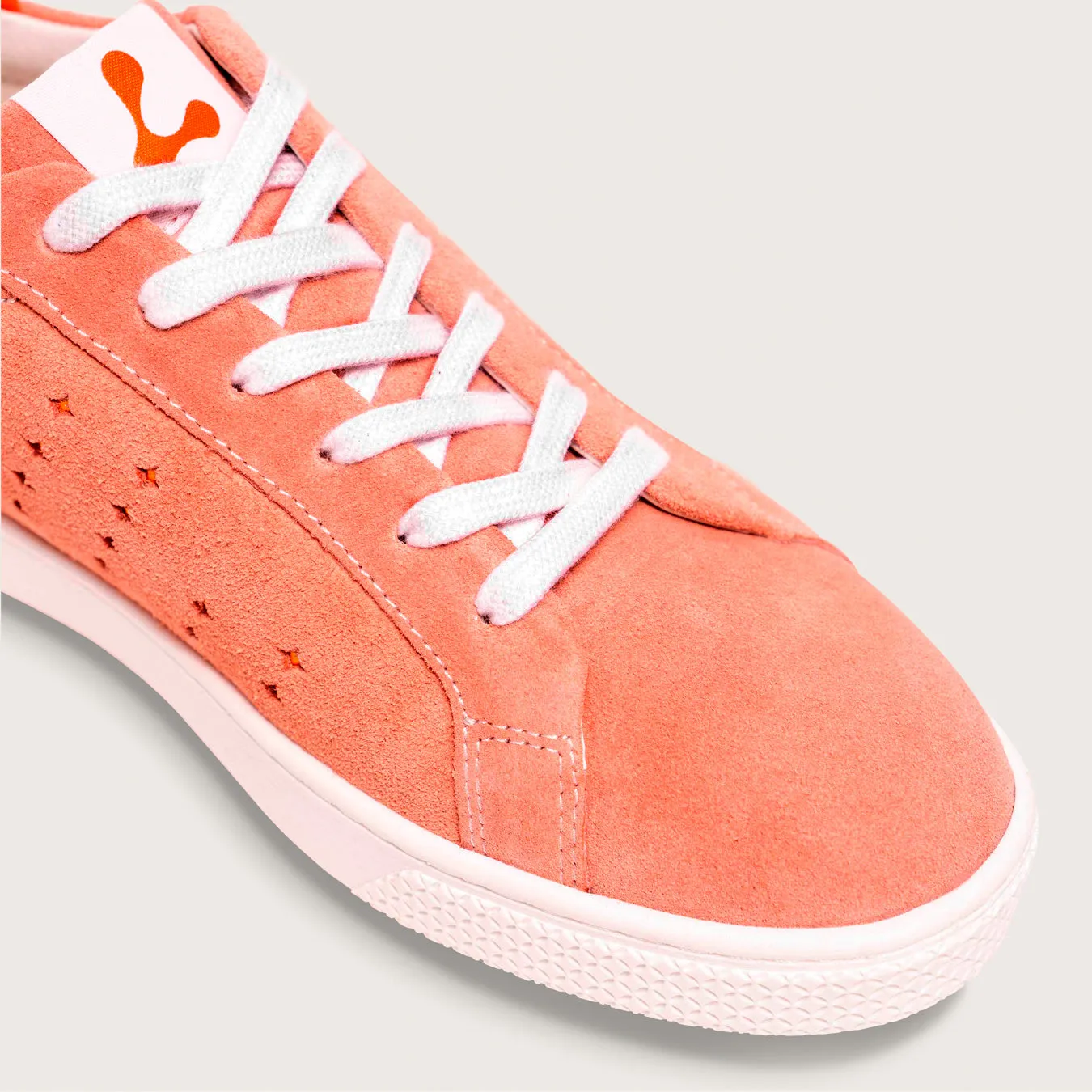 Lazo Halo Sneaker Tongue Graphic Andromeda Pink/Carnelian Orange