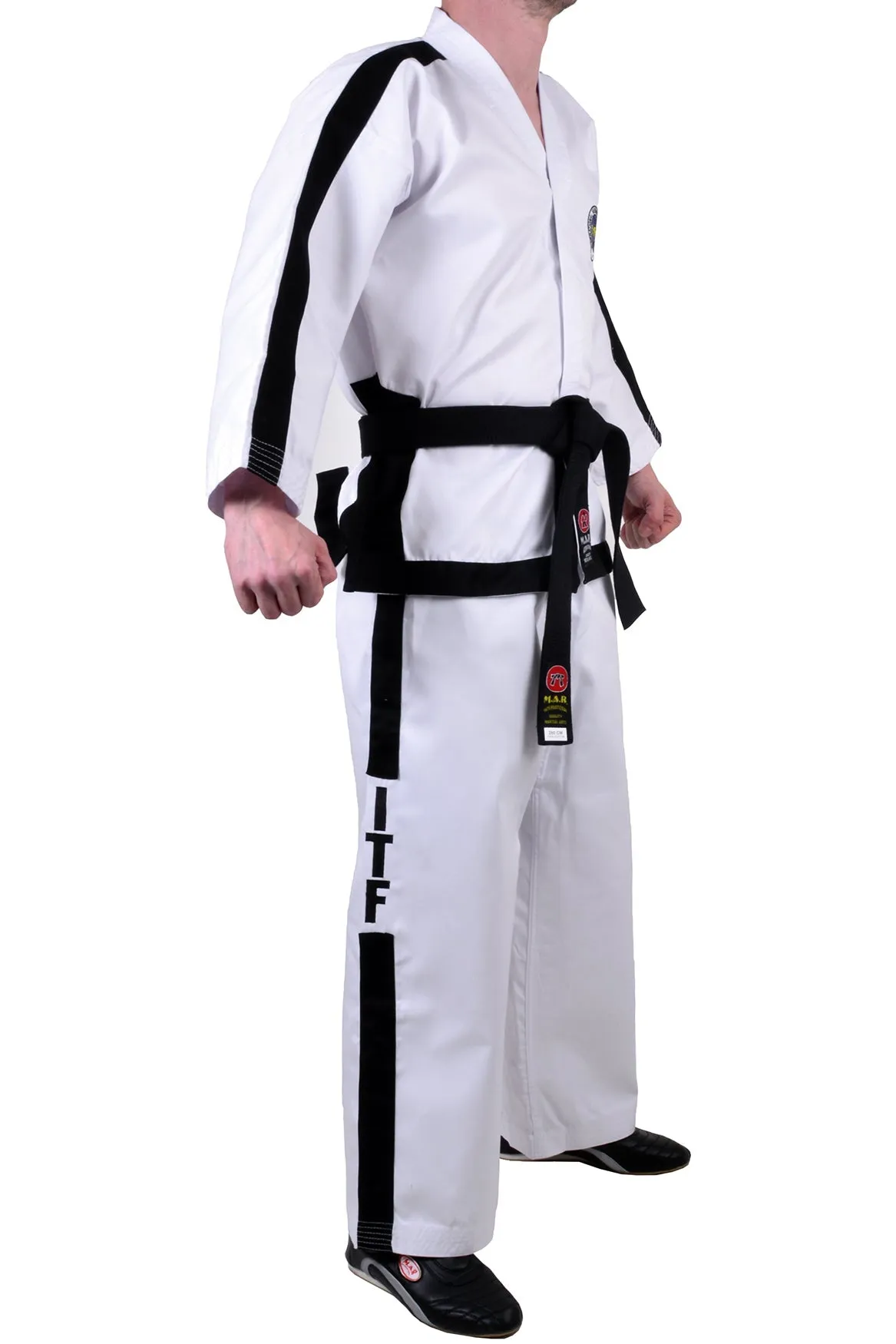 MAR-041 | ITF White Taekwondo Uniform for Top Pros/Masters