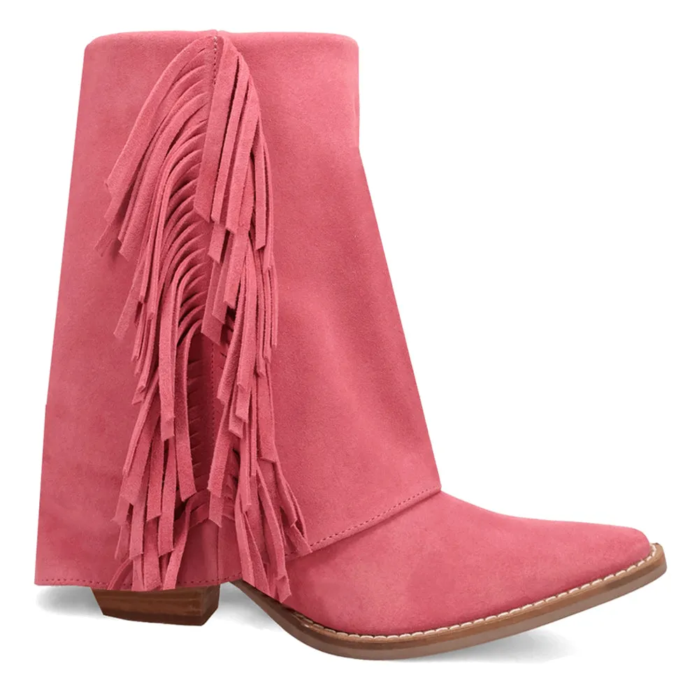 Marlie Fringe Snip Toe Cowboy Boots