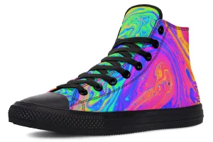 Melting Colors High Top Shoes